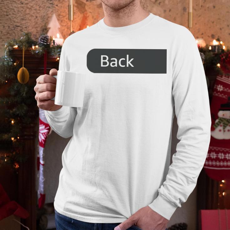 Just A Regular Dad Trying Not To Raise Liberals On Back Men Long Sleeve T-Shirt