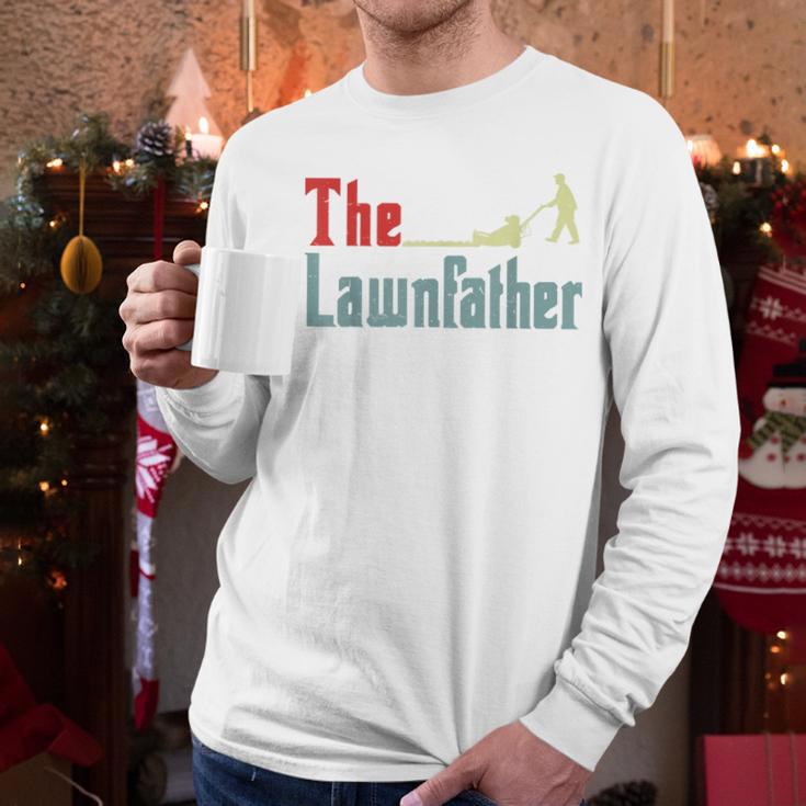 Lawn Mowing Lawnfather Dad Lawn Mower Gardening Men Long Sleeve T-Shirt Lawn Mowing Lawnfather Dad Lawn Mower Gardening Men Long Sleeve T-Shirt