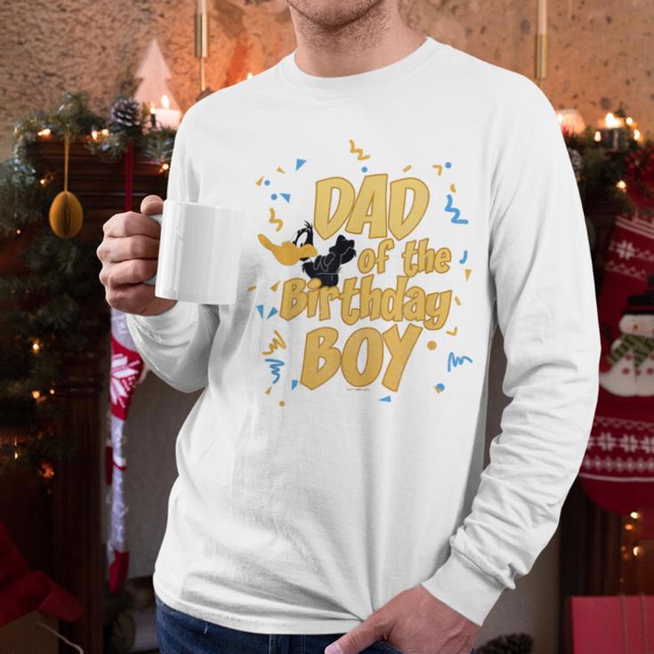 Looney Tunes Birthday Daffy Duck Dad Of The Birthday Boy Men Long Sleeve T-Shirt