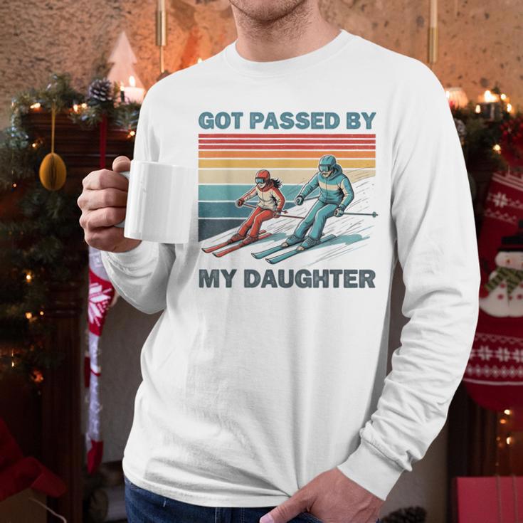 Got Passed By My Daughter Skiing Dad Men Long Sleeve T-Shirt