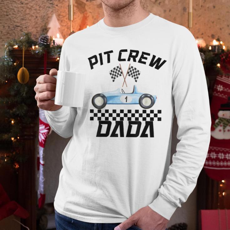 Race Car Racing Family Dada Pit Crew Birthday Party Men Long Sleeve T-Shirt Race Car Racing Family Dada Pit Crew Birthday Party Men Long Sleeve T-Shirt