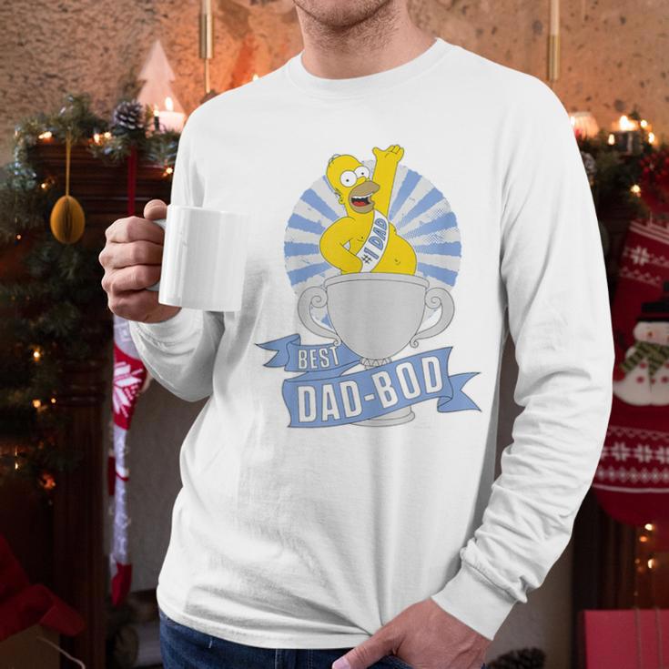 The Simpsons Father's Day Homer Best Dad BOD Men Long Sleeve T-Shirt
