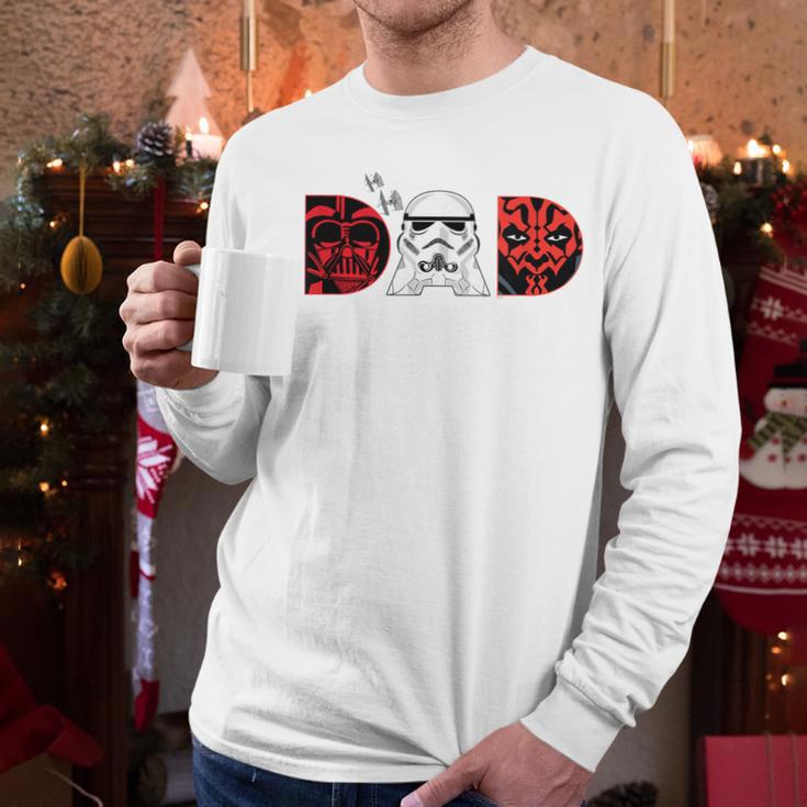 Star Wars Darth Vader Darth Maul Dad Father's Day Birthday Men Long Sleeve T-Shirt