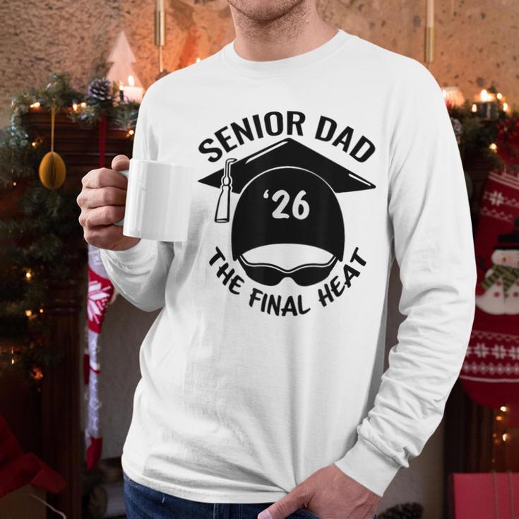 Swim Senior Dad 2026 The Final Heat Men Long Sleeve T-Shirt