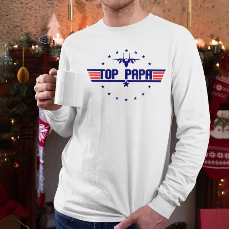 Top Papa Fathers Day Birthday For Men Dad Daddy Grandpa Men Long Sleeve T-Shirt Top Papa Fathers Day Birthday For Men Dad Daddy Grandpa Men Long Sleeve T-Shirt