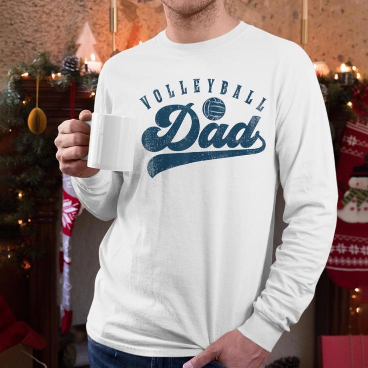 Volleyball Dad Daddy Father's Day Men Long Sleeve T-Shirt