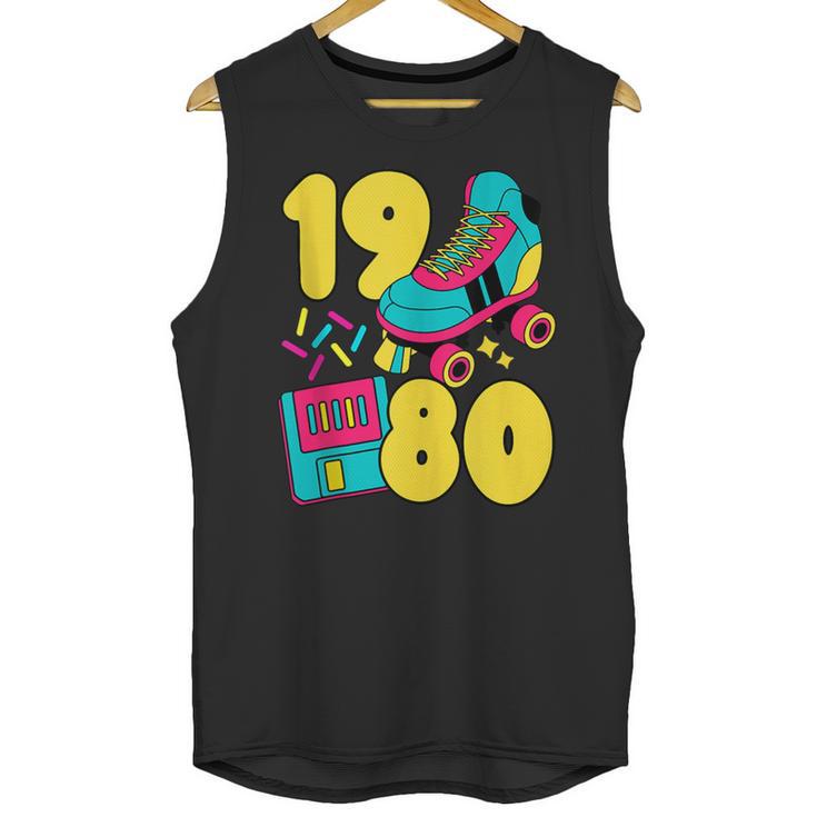 1980 Retro Raised In The 80s Old School Nostalgia Vibes Unisex Tank Top