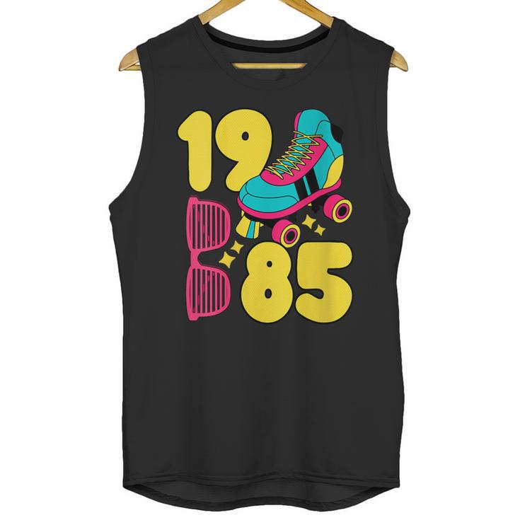1985 Retro Raised In The 80s Old School Nostalgia Vibes Unisex Tank Top