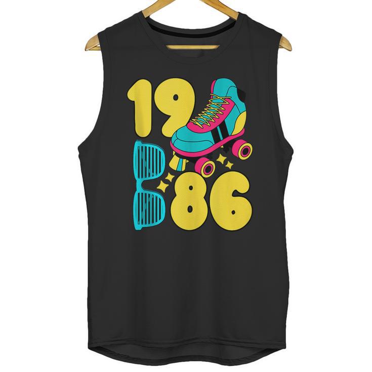 1986 Retro Raised In The 80s Old School Nostalgia Vibes Unisex Tank Top