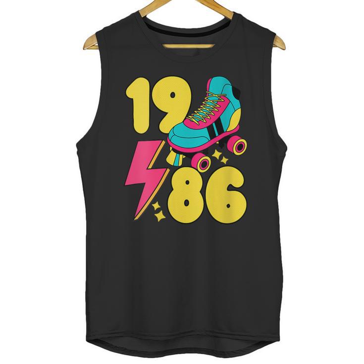 1986 Retro Raised In The 80s Old School Nostalgia Vibes Unisex Tank Top