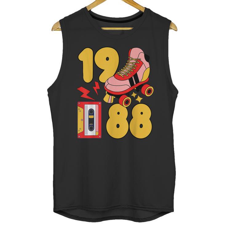 1988 Retro Raised On 80s Music Old School Nostalgia Punk Unisex Tank Top