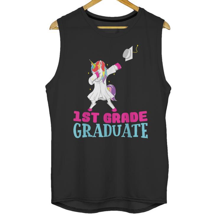 1st Grade Graduation Dabbing Unicorn Lover T-Shirt Kids Unisex Tank Top