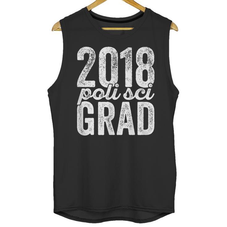2018 Political Science Graduation Graduate Degree Unisex Tank Top
