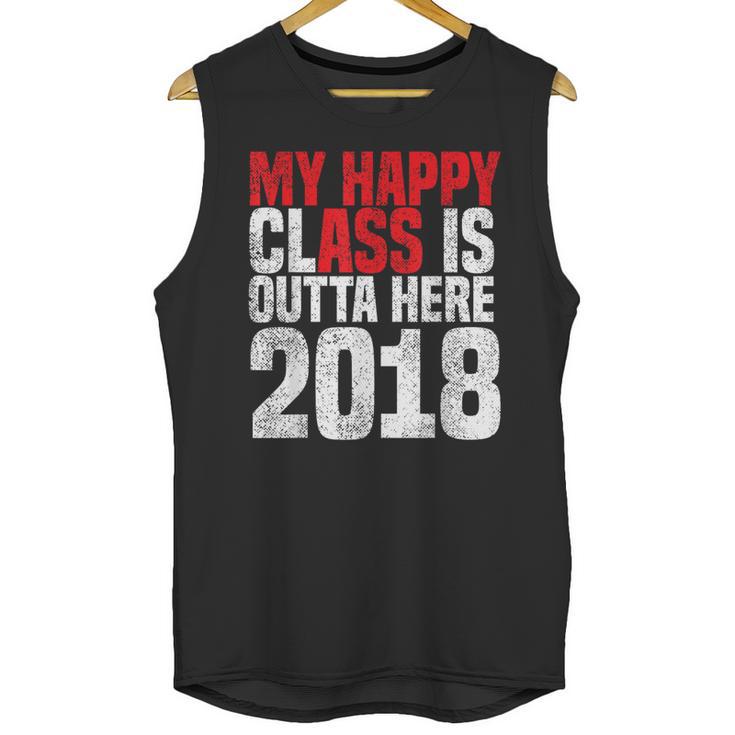 2018 Senior Graduation My Happy Class Shirt Unisex Tank Top