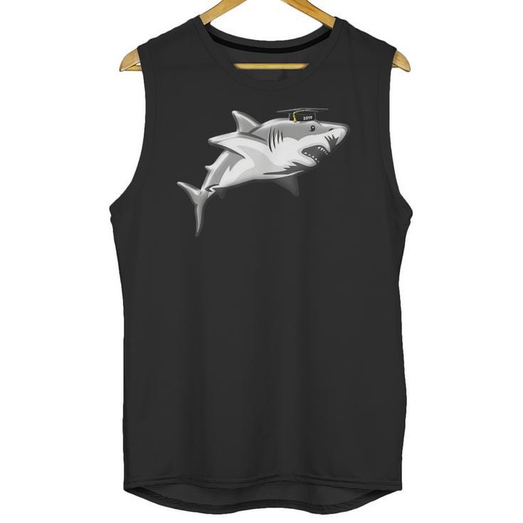 2019 Graduation Shark T Shirt High School College Grad Unisex Tank Top