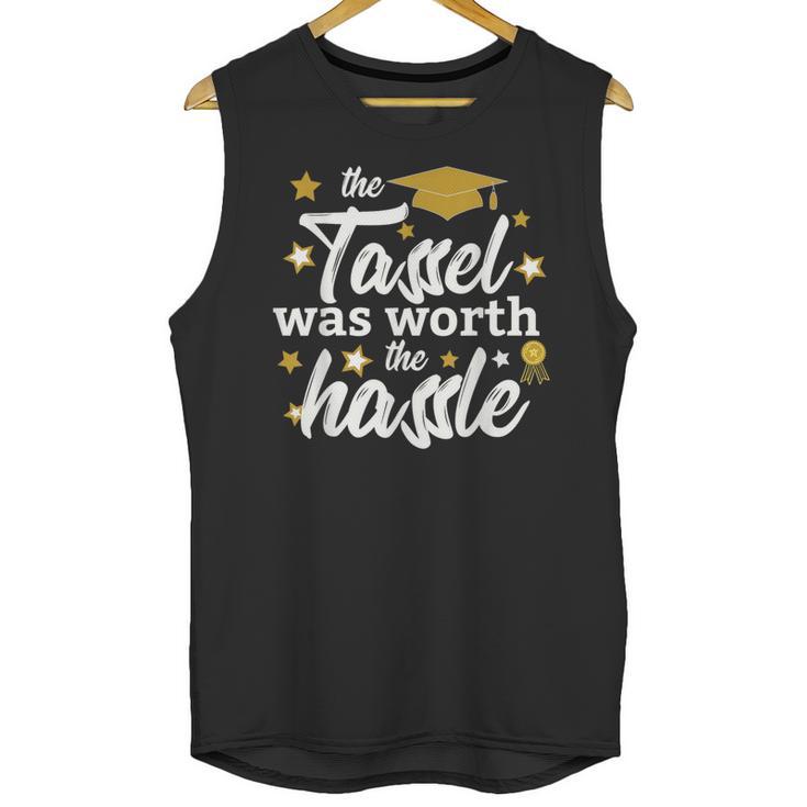2026 Tassel Graduation The Tassel Was Worth The Hassle Unisex Tank Top