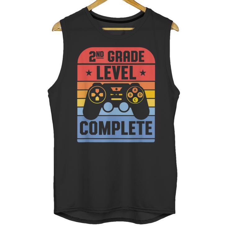 2nd Grade Level Complete Graduation Student Video Gamer Unisex Tank Top