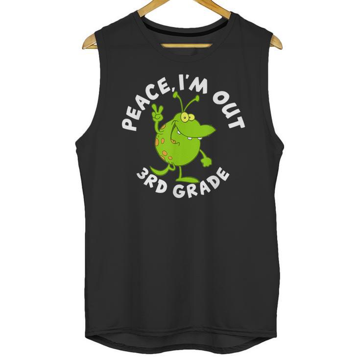 3rd Grade Graduation Promotion Peace I'm Out Last Day Unisex Tank Top