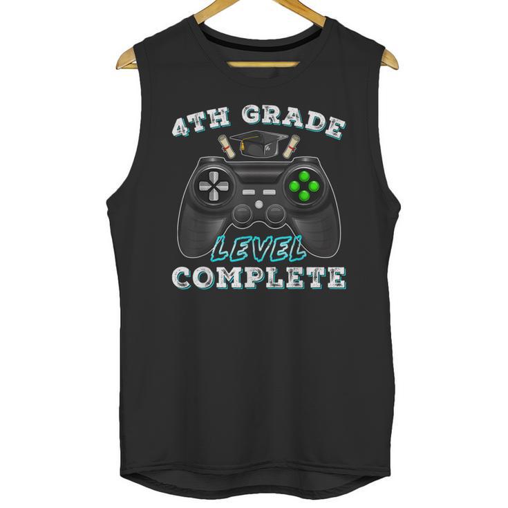 4th Grade Level Complete Gamer 4 Grade Graduation Unisex Tank Top