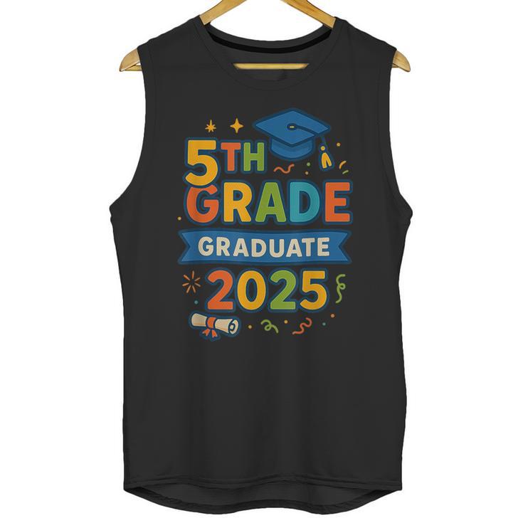 5th Grade Graduation 2025 Graphic – Class Of 2025 Theme Unisex Tank Top
