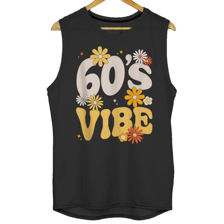 60's Vibe Vintage Nostalgia Mixtape Era 1960s Party Groovy Unisex Tank Top