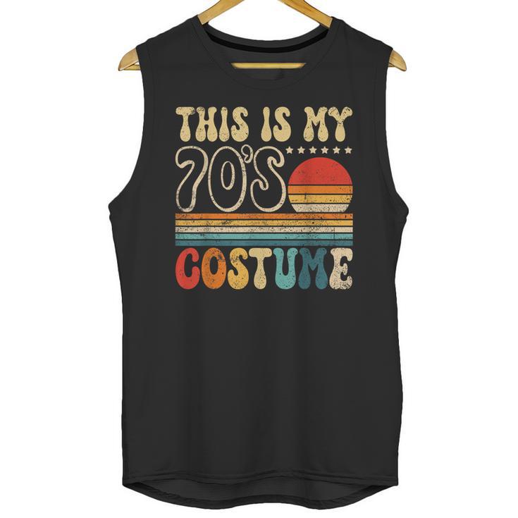 This Is My 70s Costume Vintage Nostalgia Mixtape 1970s Party Unisex Tank Top