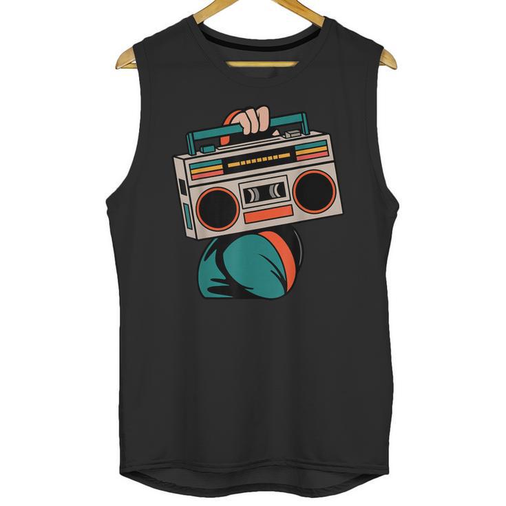 80s 90s Retro Party Costume Nostalgia Boombox Music Hip Hop Unisex Tank Top