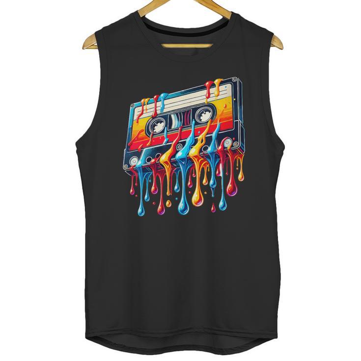 80s 90s Retro Party Costume Nostalgia Cassette Unisex Tank Top