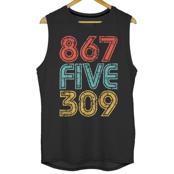 8675309 Retro Vintage 80's 90's Music Nostalgia Unisex Tank Top