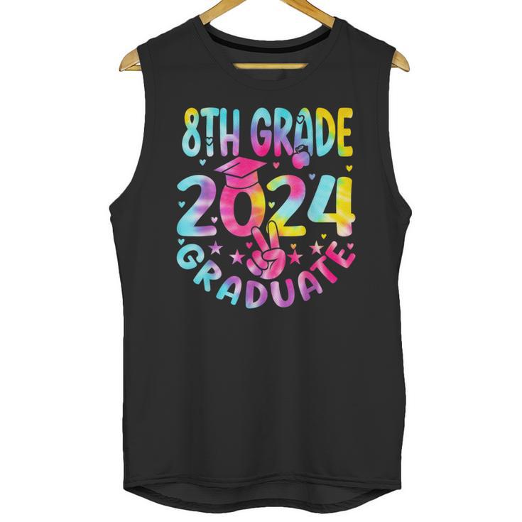8th Grade Graduate 2024 Graduation Last Day Of School Tie Unisex Tank Top