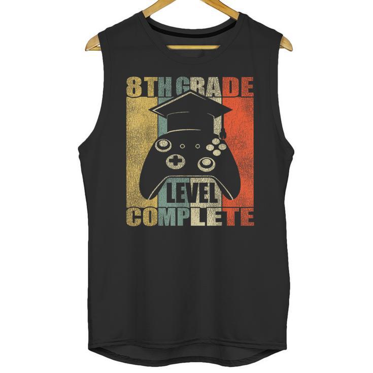 8th Grade Level Complete Gamer Class Of 2024 Graduation Unisex Tank Top