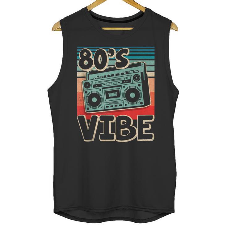 90's Vibe Vintage Style Cassette Tape Nostalgia 1990s Party Unisex Tank Top