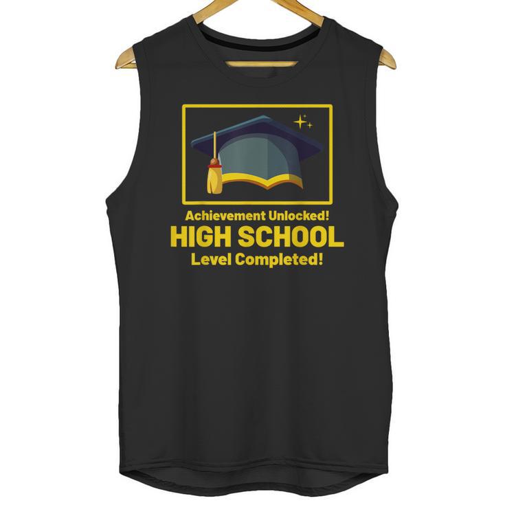 Achievement Unlocked High School Graduation Gamer Unisex Tank Top