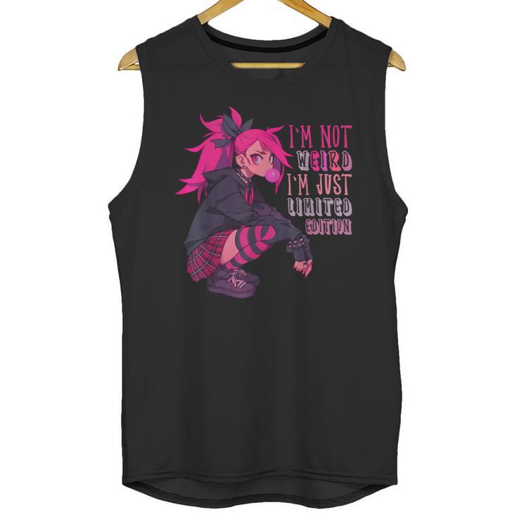Anime Girl I'm Not Weird Just Limited Edition Introvert Goth Unisex Tank Top
