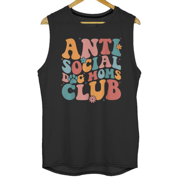 Anti Social Dog Moms Club Introvert Dog Mom Retro Men Women Unisex Tank Top