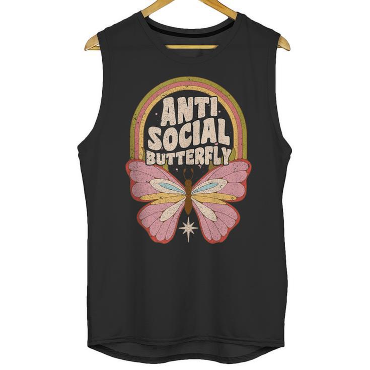 Anti-Social Introvert Butterfly Lover Unisex Tank Top