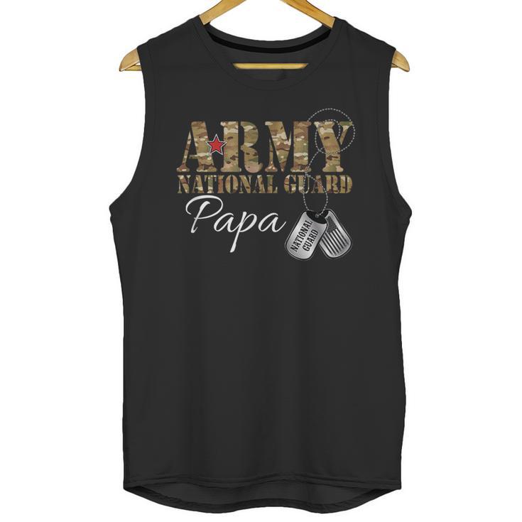 Army National Guard Papa Army National Guard Graduation Papa Unisex Tank Top