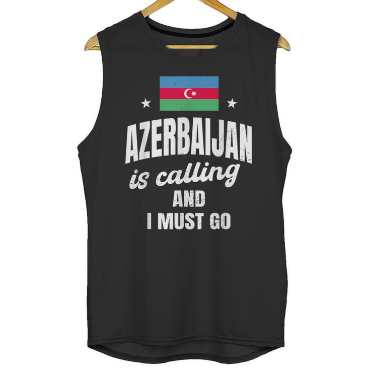 Azerbaijan Lover Saying Azeri Nostalgia Unisex Tank Top