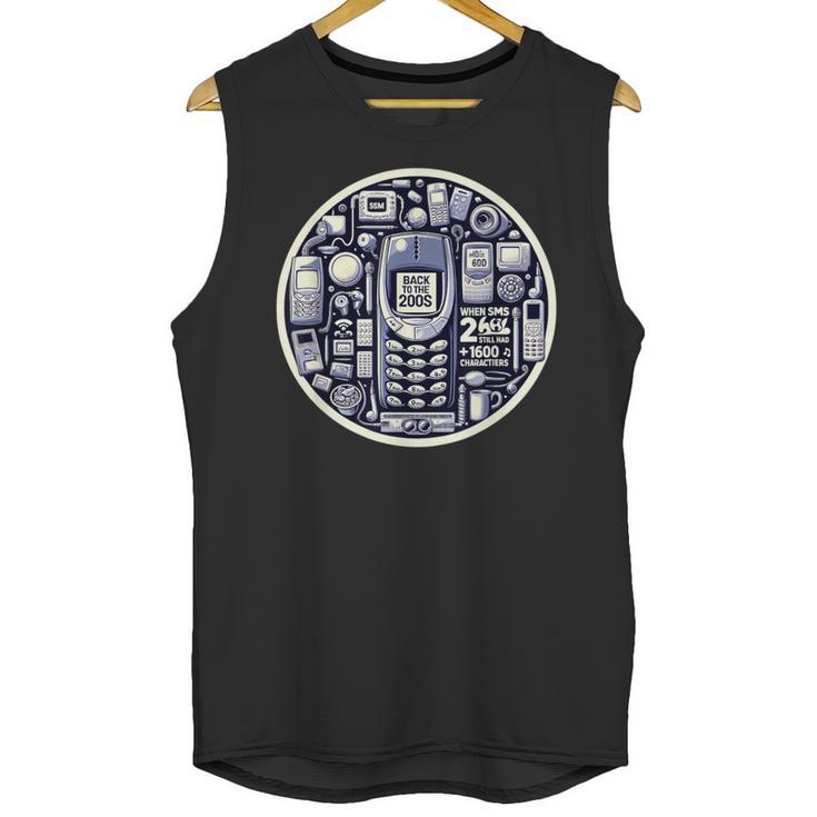 Back To The 2000s Tech Nostalgia Unisex Tank Top