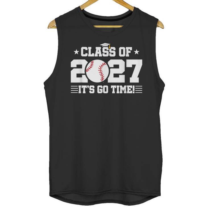 Back To School 2027 Baseball 2027 Graduation Class Of 2027 Unisex Tank Top