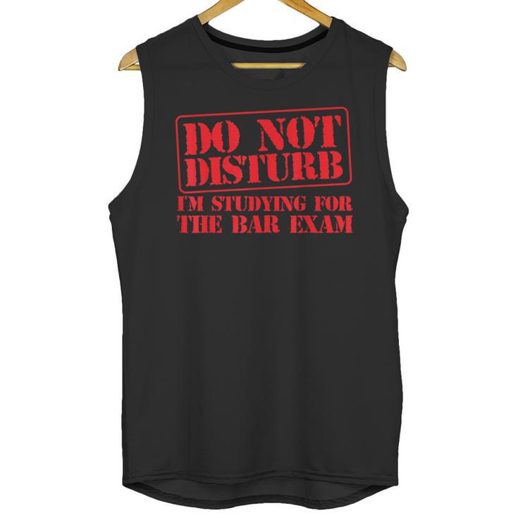 Bar Exam Law School Graduation Study T-Shirt Unisex Tank Top
