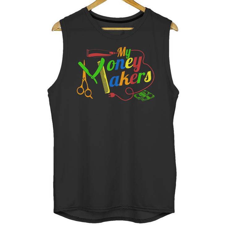 Barbering Tools Barber School Graduation  Gear T-Shirt Unisex Tank Top