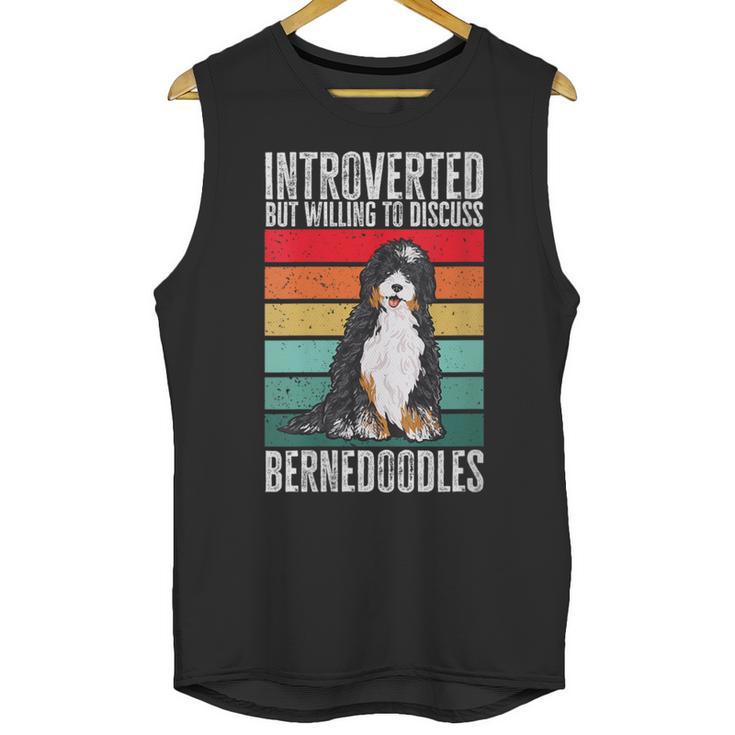 Bernedoodle Dog Introvert Bernedoodle Unisex Tank Top