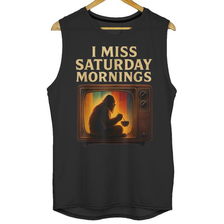 Bigfoot Saturday Morning Nostalgia Unisex Tank Top