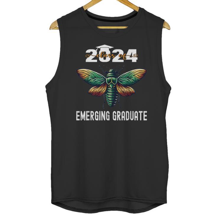 Biology Class Of 2024 Emerging Graduation For Him Unisex Tank Top