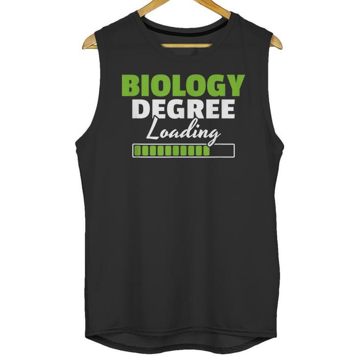 Biology Degree Loading Graduation Student Teacher Biologist Unisex Tank Top