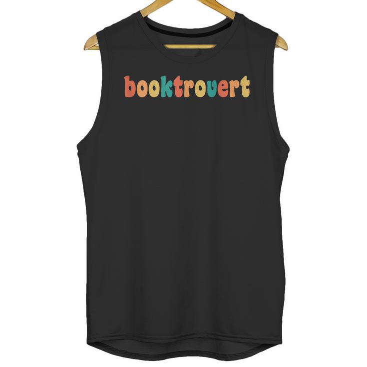 Book Lovers Introverted Bookworm Reading Booktrovert Unisex Tank Top