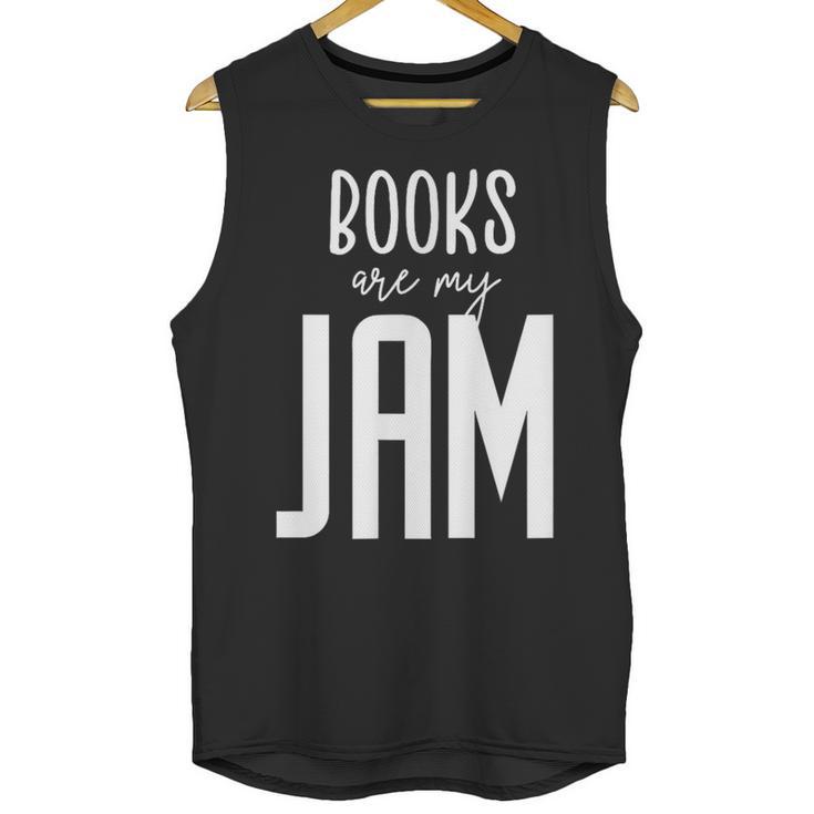 Books Are My Jam Graphic For Introverts Unisex Tank Top