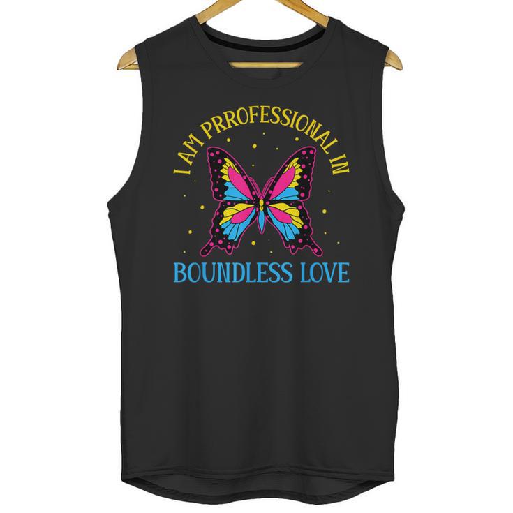 Boundless Love Pan Pride Pansexual Introvert Omnisexuality Unisex Tank Top
