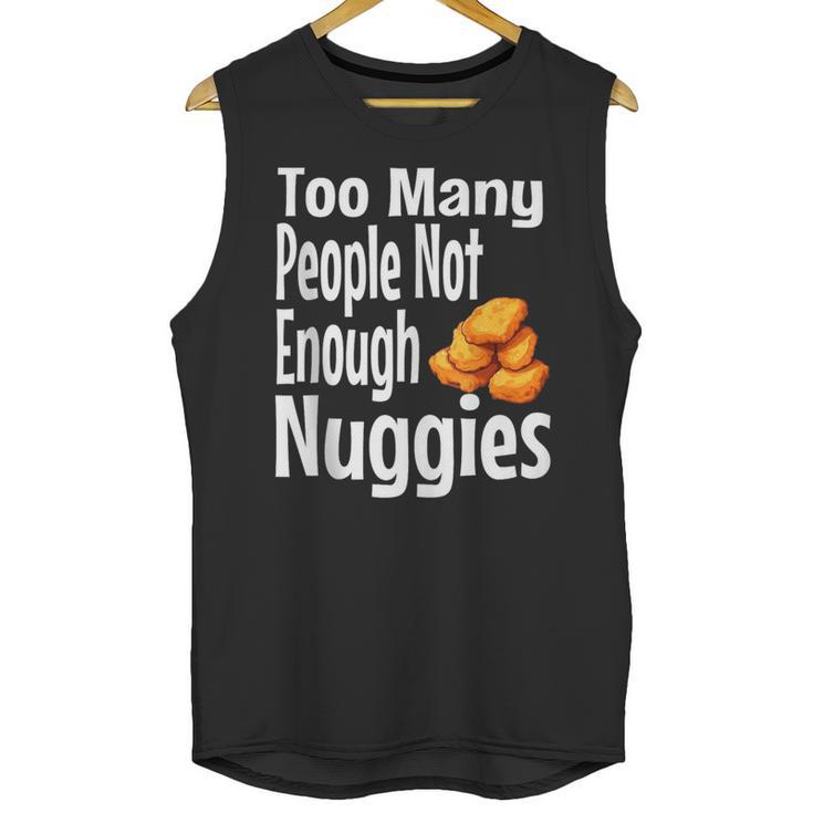 Chicken Nugget Saying Introvert Nuggie Foodie Food Unisex Tank Top Chicken Nugget Saying Introvert Nuggie Foodie Food Unisex Tank Top